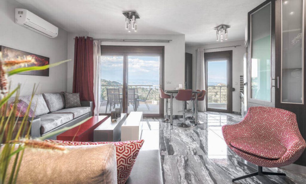 Athina Luxury Apartments - Dioni livingroom